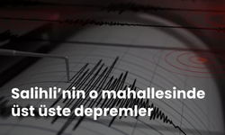 Salihli’nin o mahallesinde deprem hareketliliği sürüyor! Cumartesi günü başladı, bugün de devam etti…