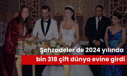 Şehzadeler'de 2024 yılında bin 318 çift dünya evine girdi