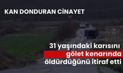 Kan donduran cinayet: 31 yaşındaki karısını gölet kenarında öldürdüğünü itiraf etti