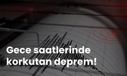 Sivas'ta gece saatlerinde korkutan deprem!