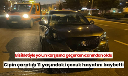 Bisikletiyle yolun karşısına geçerken canından oldu: Cipin çarptığı 11 yaşındaki çocuk hayatını kaybetti