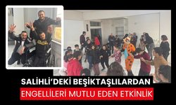 Salihli Beşiktaşlılar Derneği, engelli çocukları unutmadı