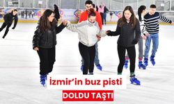 İzmir’in buz pisti doldu taştı