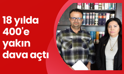 18 yılda 400'e yakın dava açtı