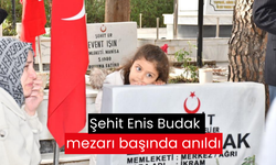 Şehit Enis Budak mezarı başında anıldı