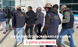 Terör örgütü propagandası yapan 3 şahıs yakalandı