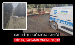 Salihli’de doğalgaz paniği: Ekipler, facianın önüne geçti!