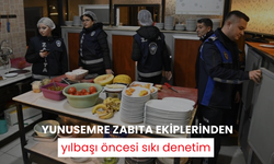 Yunusemre zabıta ekiplerinden yılbaşı öncesi sıkı denetim