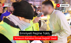 Bütün emniyeti ardına takıp kaçan şüpheli şaşkına çevirdi: 'Amacım sizi rahatsız etmek değildi' dedi