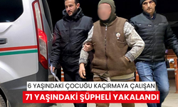 6 yaşındaki çocuğu kaçırmaya çalışan 71 yaşındaki şüpheli yakalandı