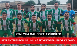 1.Amatörde 10.hafta: Seyrantepespor, Salihli 45 FK ve Kösealispor, yeni yıla 3 puanla girdi