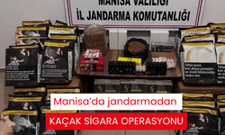 Manisa’da jandarmadan kaçak sigara operasyonu