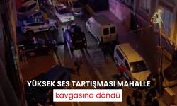 Yüksek ses tartışması mahalle kavgasına döndü