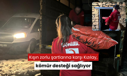 Kışın zorlu şartlarına karşı Kızılay, ihtiyaç sahiplerine kömür desteği sağlıyor