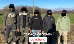 73 kaçak göçmen yakalandı