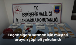 Kaçak sigara satmak için müşteri arayan şüpheli yakalandı