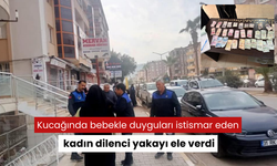 Kucağında bebekle duyguları istismar eden kadın dilenci yakayı ele verdi