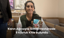 Karın ağrısıyla gittiği hastanede karnından 6 kiloluk kitle çıkartıldı