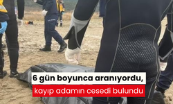 6 gün boyunca aranıyordu, kayıp adamın cesedi bulundu