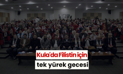 Kula'da Filistin için tek yürek gecesi