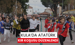 Kula’da Atatürk kır koşusu düzenlendi