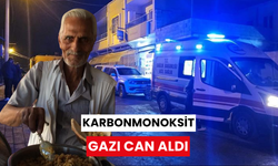 Karbonmonoksit gazından zehirlenen yaşlı adam hayatını kaybetti