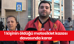 1 kişinin öldüğü motosiklet kazası davasında karar