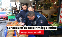 Şehzadeler'de kaldırım işgallerine karşı sıkı denetim