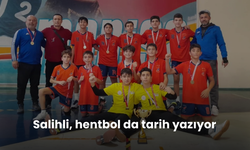 Salihli, hentbol da tarih yazıyor