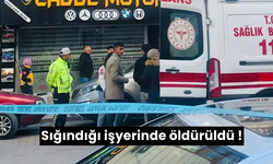 Ne yapsa kaçamadı ! Kovaladığı husumetlisini sığındığı iş yerinde tabancayla öldürdü