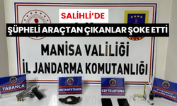 Salihli’de şüpheli araçtan çıkanlar şoke etti! İçinde yok yok