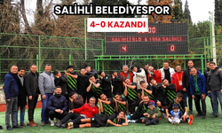 Rakibini farklı yenen Salihli Belediyespor, zirve takibini sürdürdü