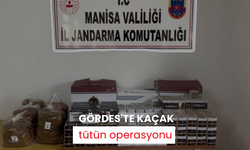 Gördes'te kaçak tütün operasyonu