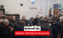 Selendi'de sabah namazı buluşması