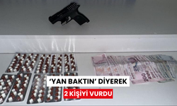 "Yan baktın" diyerek 2 kişiyi vurdu