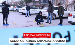 Eski kayınpederini sokak ortasında tabancayla vurdu