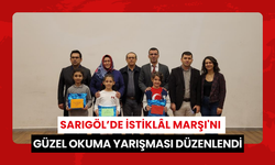 Sarıgöl’de İstiklâl Marşı'nı güzel okuma yarışması düzenlendi