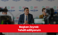 Başkan Zeyrek: Tehdit ediliyorum