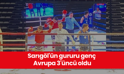 Sarıgöl'ün gururu genç Avrupa 3'üncü oldu