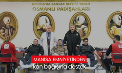 Manisa Emniyetinden kan bağışına destek