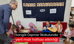 Sarıgöl Özpınar İlkokulunda  yerli malı haftası etkinliği