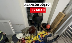 İnşaat halindeki binada asansör düştü: 3 yaralı