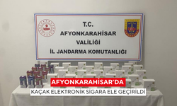 Afyonkarahisar’da kaçak elektronik sigara ele geçirildi