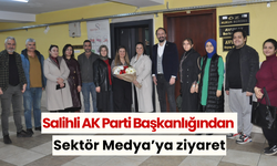 Salihli AK Parti Başkanlığından Sektör Medya’ya ziyaret