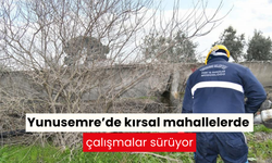 Yunusemre’de kırsal mahallelerde çalışmalar sürüyor