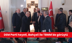 DEM Parti heyeti, Bahçeli ile TBMM'de görüştü