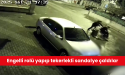 'Pes' dedirten hırsızlık: Engelli rolü yapıp tekerlekli sandalye çaldılar, o anlar kamerada