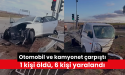 Korkunç kaza! Otomobil ve kamyonet çarpıştı: 1 kişi öldü, 6 kişi yaralandı