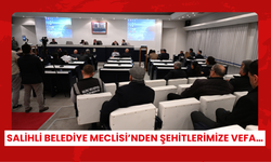 Salihli Belediye Meclisi’nden şehitlerimize vefa…