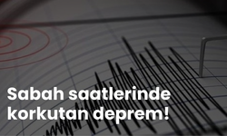 O ilde sabah saatlerinde 4,5 büyüklüğünde deprem!